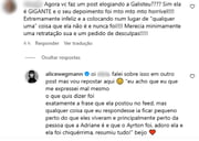 Alice Wegmann reage após falas de Adriane Galisteu sobre Ayrton Senna